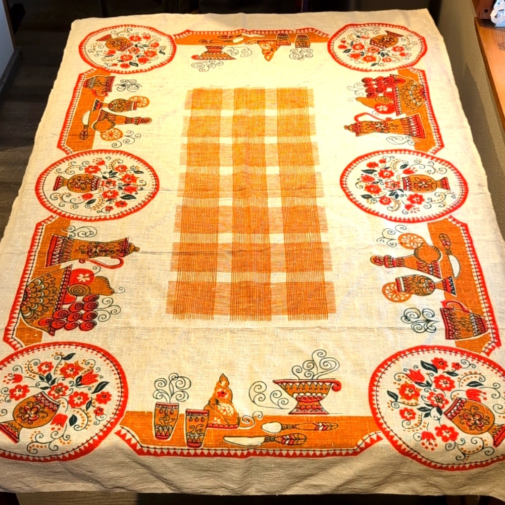 Irish linen tablecloth